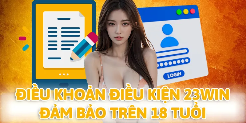 Người chơi cần phải đáp ứng độ tuổi khi tham gia 23Win