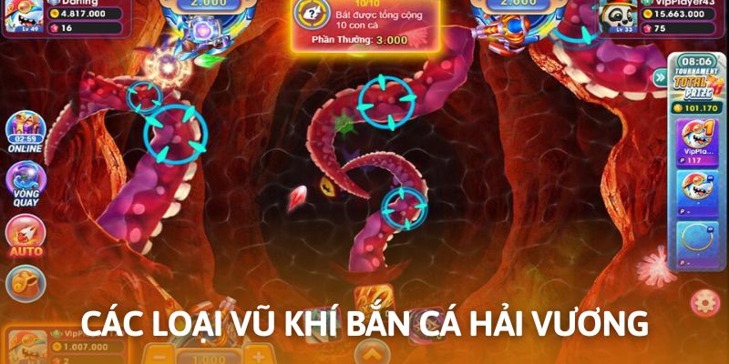 Mỗi món công cụ sẽ phù hợp với những sinh vật biển riêng biệt