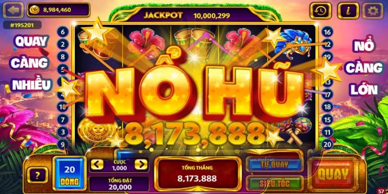 Game quay hũ siêu hot trên thị trường